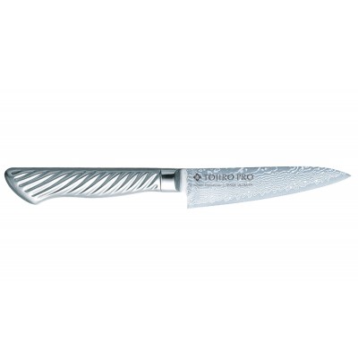 Tojiro Damaskus PRO 63 kleines Allzweckmesser 105mm Metallgriff