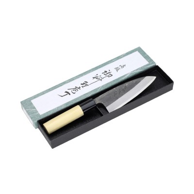 Tojiro Shirogami Mini Light Deba 120mm Verpackung