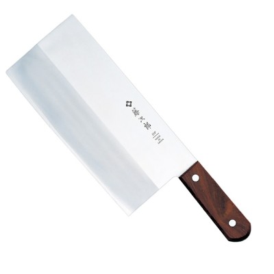 Tojiro-DP-3-Lagen, chinesisches Kochmesser 225mm, Holzgriff Vorderseite