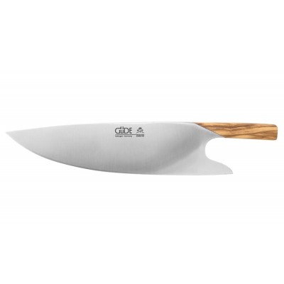 GÜDE THE KNIFE KOCHMESSER IM GESCHENKKARTON, OLIVEN HOLZGRIFF 260MM, GESCHMIEDET