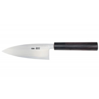 Hideo Kitaoka Shirogami Ajikiri 120mm Rückseite