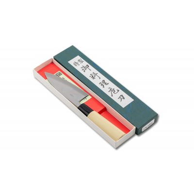 Hideo Kitaoka Shirogami Deba 120mm Verpackung