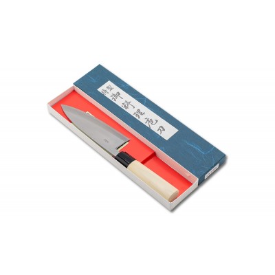 Hideo Kitaoka Shirogami Deba 150mm Verpackung