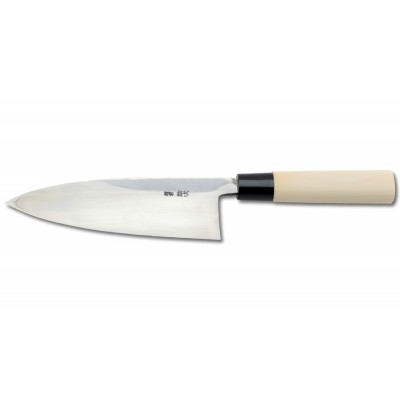 Hideo Kitaoka Shirogami Deba 180mm Rückseite