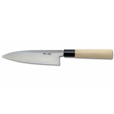 Hideo Kitaoka Shirogami Funayuki 165mm Rückseite