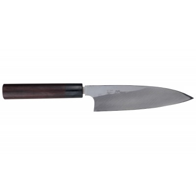 Hideo Kitaoka Shirogami Funayuki 180mm Linkshänder Rückseite