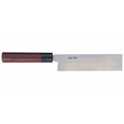 Hideo Kitaoka Shirogami Usuba 165mm Linkshänder Rückseite