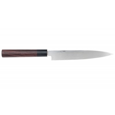 Hideo Kitaoka Shirogami Sashimi 180mm Linkshänder Verpackung