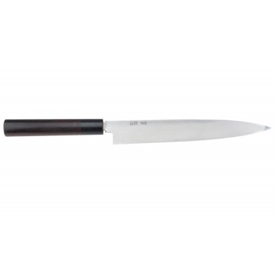 Hideo Kitaoka Shirogami Sashimi 210mm Linkshänder Rückseite
