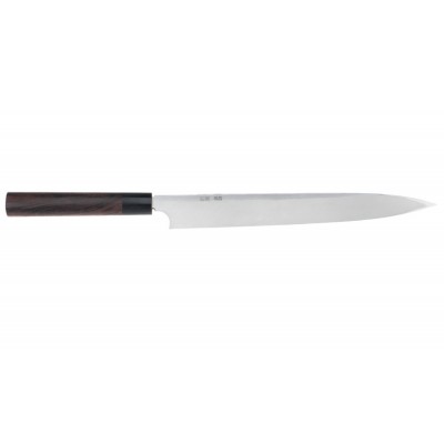 Hideo Kitaoka Shirogami Sashimi 270mm Linkshänder Rückseite