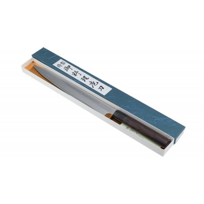 Hideo Kitaoka Shirogami Sashimi 270mm Linkshänder Verpackung
