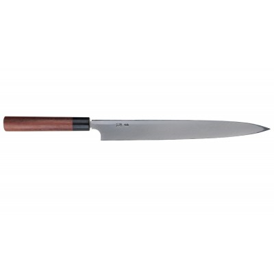 Hideo Kitaoka Shirogami Sashimi 300mm Linkshänder Rückseite
