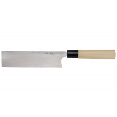 Hideo Kitaoka Shirogami Usuba 180mm Rückseite