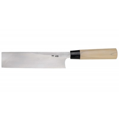 Hideo Kitaoka Shirogami Usuba 210mm Rückseite
