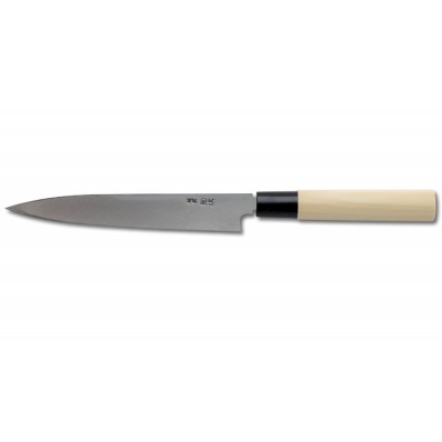 Hideo Kitaoka Shirogami Sashimi 180mm Rückseite