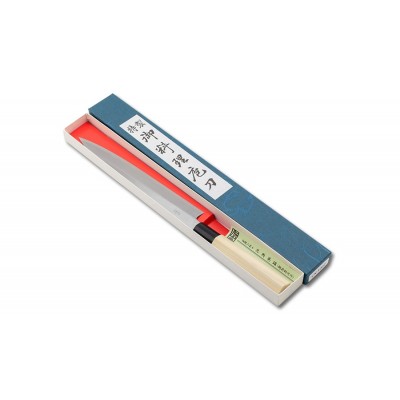 Hideo Kitaoka Shirogami Sashimi 210mm Verpackung
