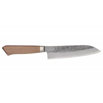 Echizen Ittetsu Aogami Santoku Bubingaholz 170mm (Kochmesser) Vorderseite