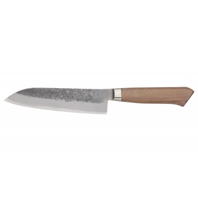 Echizen Ittetsu Aogami Santoku Bubingaholz 170mm (Kochmesser) Rückseite