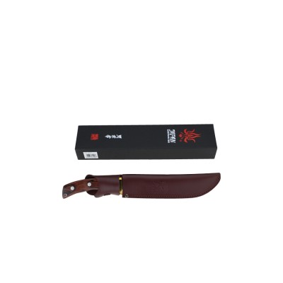 Kanetsune Outdoor Subaru 180mm 31 Lagen Damast (Jagdmesser) Verpackung