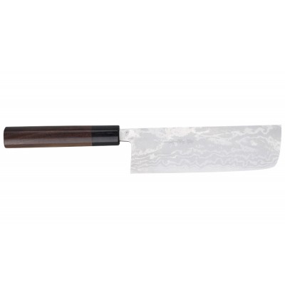 Kanetsune Aogami#2 Damast, 11 Lagen, Nakiri 165mm