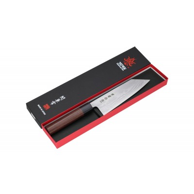 Kanetsune Aogami#2 Damast, 11 Lagen, Bunka 170mm Verpackung