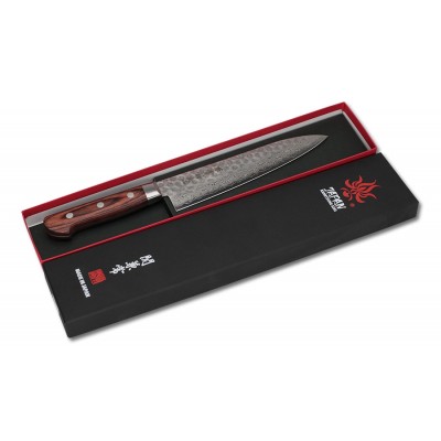 Kanetsune Tsuchime Damast Classic Kochmesser 180mm Verpackung