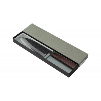 Katsuto Tanaka Shirogami 1 Gyuto Messer 180mm Rainbow Verpackung
