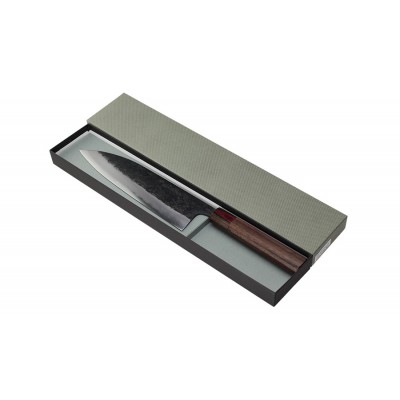 Katsuto Tanaka Shirogami 1 Gyuto Messer 210mm Rainbow Verpackung