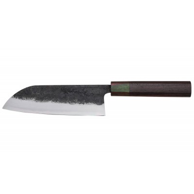 Katsuto Tanaka Shirogami 1 Santoku 165mm Rainbow