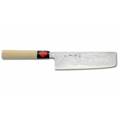 Shigeki Tanaka Aogami 2 Damascus Nakiri 165mm