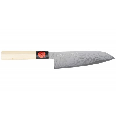 Shigeki Tanaka Aogami 2 Damascus Santoku 165mm