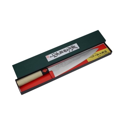 Shigeki Tanaka Gingami 3 Kochmesser 270mm Verpackung