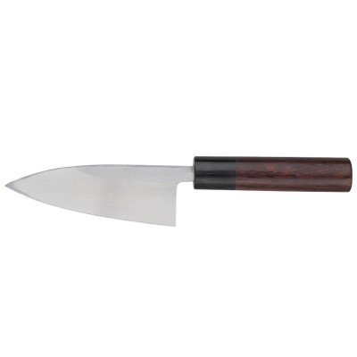 Hideo Kitaoka Shirogami Deba 120mm Rückseite