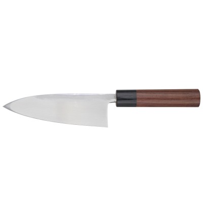 Hideo Kitaoka Shirogami Deba 150mm Rückseite