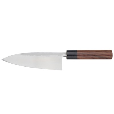 Hideo Kitaoka Shirogami Deba 165mm Rückseite