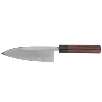 Hideo Kitaoka Damast Deba 165mm Rückseite