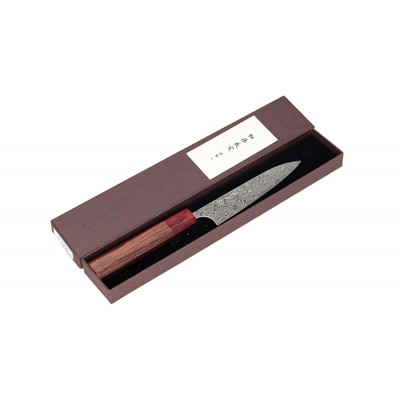 Yoshimi Kato SG2 Damast Allzweckmesser 120mm Verpackung