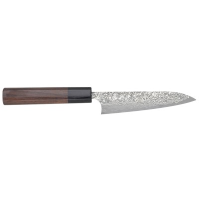 Yoshimi Kato Suminagashi Allzweckmesser 120mm Oktagongriff Vorderseite