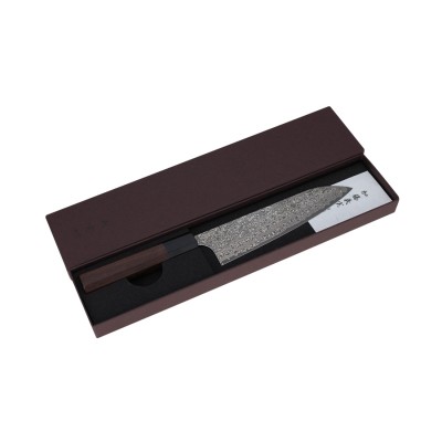 Yoshimi Kato Suminagashi Kochmesser 180mm Oktagongriff Verpackung