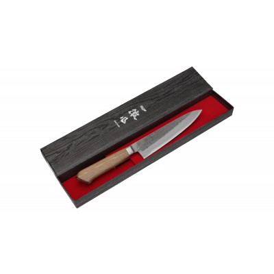 Echizen Ittetsu Aogami Kochmesser Bubingaholz 180mm Verpackung