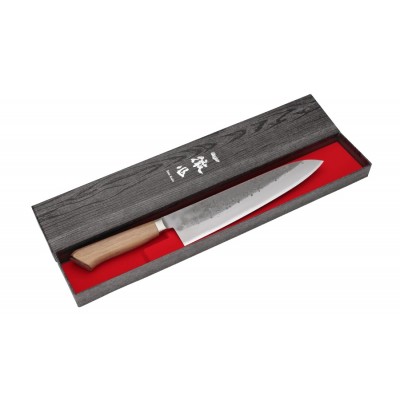 Echizen Ittetsu Aogami Kochmesser Bubingaholz 240mm Verpackung