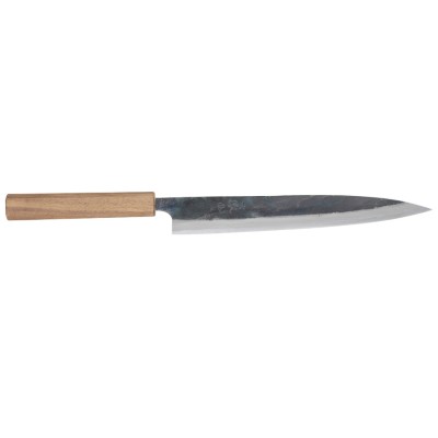 Echizen Ittetsu Shirogami Oktagongriff Walnussholz Filetiermesser 240mm Vorderseite