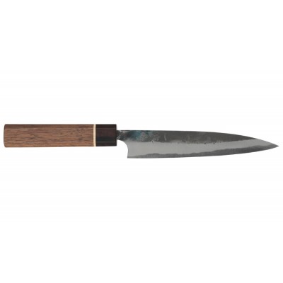 Echizen Ittetsu Shirogami Oktagongriff Walnussholzgriff-Ahorn-Ebenholzzwinge Allzweckmesser 150mm Vorderseite