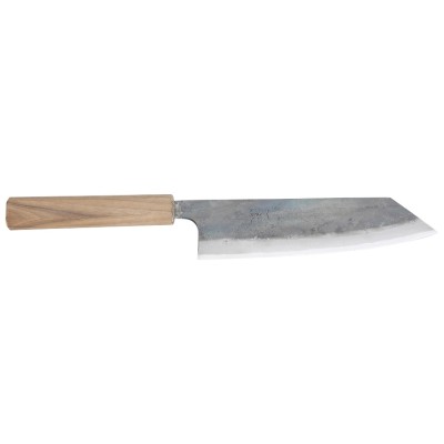 Echizen Ittetsu Shirogami Oktagongriff Walnussholz Bunka 180mm Vorderseite