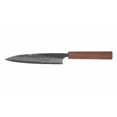 Echizen Ittetsu Shirogami Oktagongriff Walnussholz Allzweckmesser 150mm Rückseite