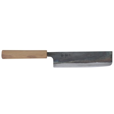 Echizen Ittetsu Shirogami Nakiri 165mm Nussholz Vorderseite