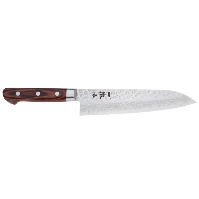 Echizen Ittetsu 33-Lagen Hammered Santoku 180mm