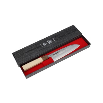 Hokiyama Ginsan-3 Santoku 165mm, Ahorn Verpackung