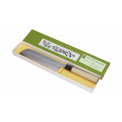 Hideo Kitaoka Shirogami Kamagata Usuba 210mm Linkshänder Verpackung
