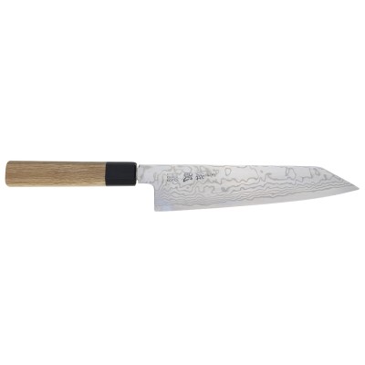 Sukenari ZDP-189 Damast Kiritsuke 210mm Eiche Vorderseite